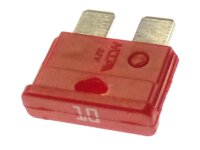 Flachstecksicherung Standard 10A 32V – rot