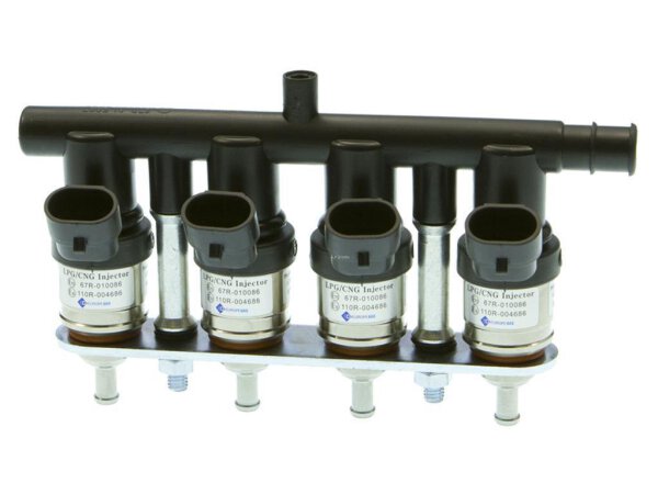 HANA Einspritzrail 4 Zyl GOLD H2001 Rail 1,9 Ohm