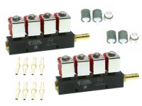 2x Valtek Einspritzleiste Rail Typ 30 3 Ohm 4 zyl.