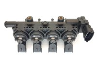 Landirenzo OEM Rail 4 Zylinder (Schwarz) mit Sensor 3.5 Bar