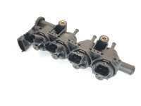 Landirenzo OEM Rail 4 Zylinder (Schwarz) mit Sensor 3.5 Bar